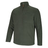 Islander 1/4 Zip Micro Fleece Shirt - Dark Olive by Hoggs of Fife