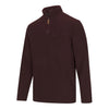 Islander 1/4 Zip Micro-Fleece Shirt Burgundy by Hoggs of Fife
