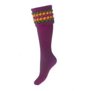 Lady Angus Sock Bilberry by House of Cheviot Accessories House of Cheviot   