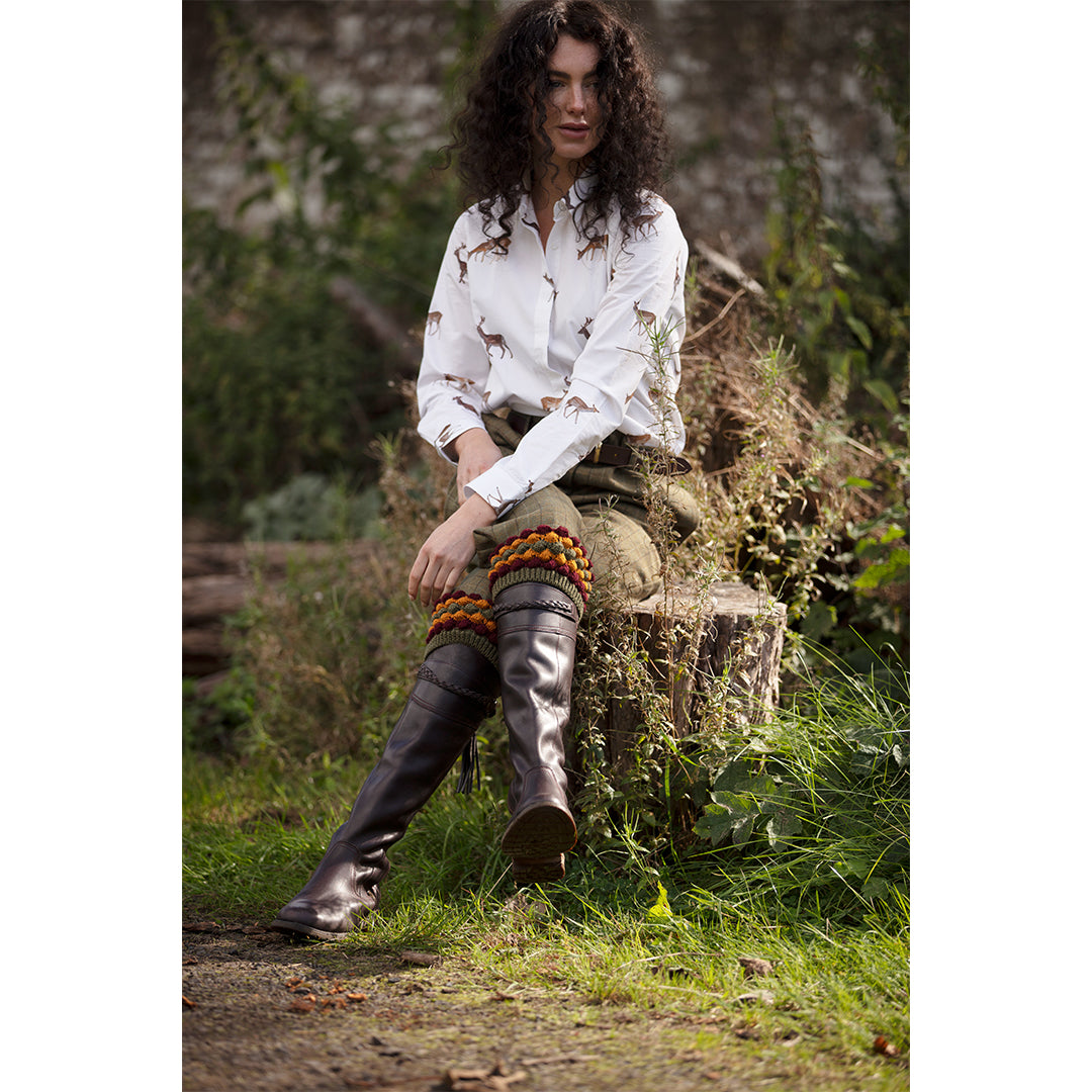 Lady Angus Sock Mulberry by House of Cheviot Accessories House of Cheviot   