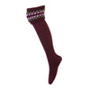 Lady Angus Sock Mulberry by House of Cheviot