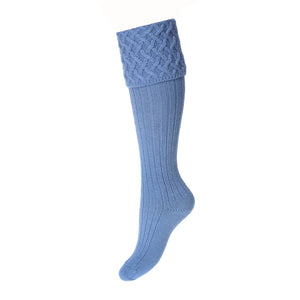 Lady Rannoch Socks - Bluebell by House of Cheviot Accessories House of Cheviot   