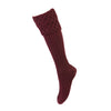 Lady Rannoch Socks - Mulberry by House of Cheviot