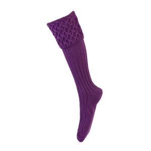 Lady Rannoch Socks - Orchid by House of Cheviot Accessories House of Cheviot   