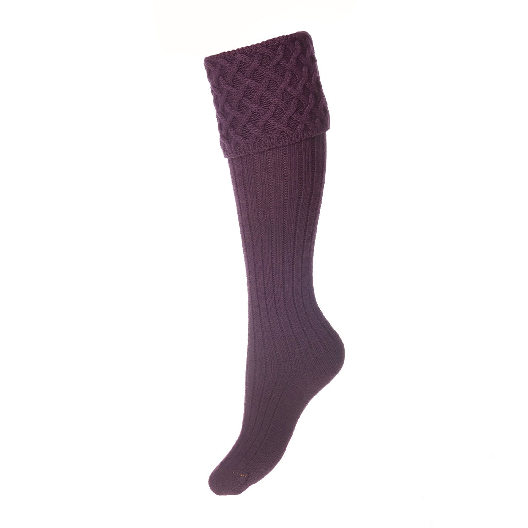 Lady Rannoch Socks - Thistle by House of Cheviot Accessories House of Cheviot   