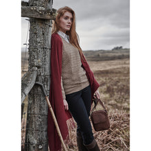 Lauder Ladies Cable Pullover - Camel by Hoggs of Fife Knitwear Hoggs of Fife   
