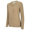 Lauder Ladies Cable Pullover - Camel by Hoggs of Fife