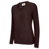 Lauder Ladies Cable Pullover - Redwood by Hoggs of Fife