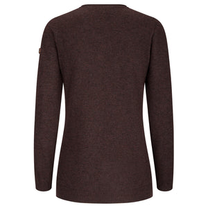 Laurie Ladies Longline Pullover - Redwood by Hoggs of Fife Knitwear Hoggs of Fife   
