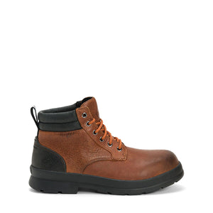 Chore Farm Leather Lace Up Safety Boots - Caramel by Muckboot Footwear Muckboot   