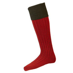 Lomond Sock - Chesnut/Spruce by House of Cheviot Accessories House of Cheviot   