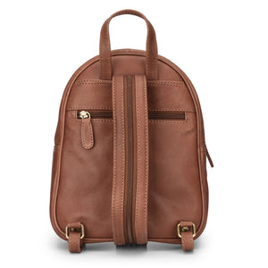 Monarch Leather Backpack - Hazelnut by Hoggs of Fife Accessories Hoggs of Fife   