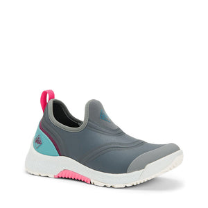 Outscape Womens Waterproof Shoes - Grey/Teal/Pink by Muckboot Footwear Muckboot   