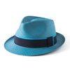 Panama Trilby Hat - Blue by Failsworth