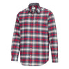 Pitscottie Flannel Shirt - Red Tartan Check by Hoggs of Fife