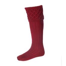 Rannoch Socks - Brick Red by House of Cheviot Accessories House of Cheviot   