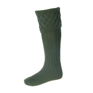 Rannoch Socks - Spruce by House of Cheviot Accessories House of Cheviot   