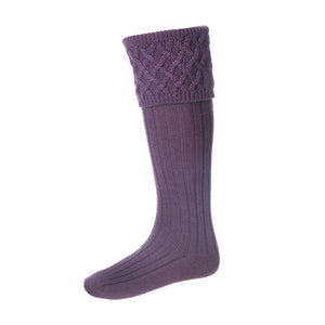Rannoch Socks - Thistle by House of Cheviot Accessories House of Cheviot   