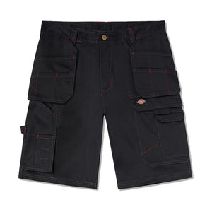 Redhawk Pro Work Shorts - Black by Dickies Trousers & Breeks Dickies   