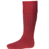 Scarba Sock - Brick Red by House of Cheviot