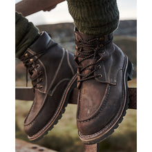 Selkirk Moc Work Boot - Oak Brown by Hoggs of Fife Footwear Hoggs of Fife   
