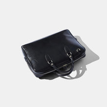 Slim Briefcase - Black Leather by Baron Accessories Baron   