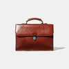 Small Briefcase - Cognac Leather by Baron