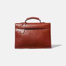 Small Briefcase - Cognac Leather by Baron Accessories Baron   