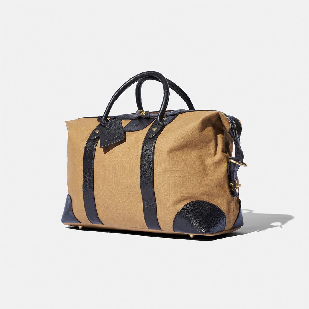 Small Weekend Bag Khaki Canvas by Baron Accessories Baron   