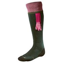 Sporting Estate Socks by Harkila Accessories Harkila S (2-6) Bottle Green/Pink 