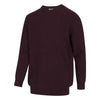 Stonehaven Crew Neck Cable Pullover - Sangria by Hoggs of Fife