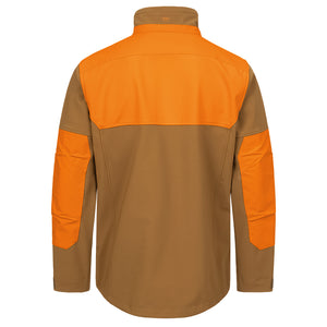 Tackle Softshell Jacket - Rubber Brown/Blaze Orange by Blaser Jackets & Coats Blaser   