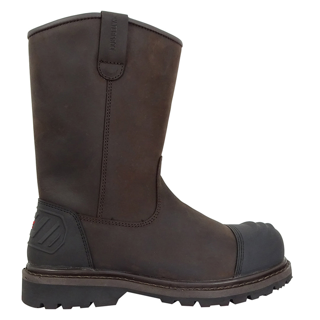 Thor Safety Rigger Boots - Crazy Horse Brown by Hoggs of Fife Footwear Hoggs of Fife   