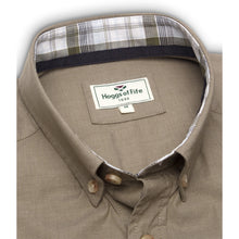 Tolsta S/S Cotton Stretch Plain Shirt - Olive by Hoggs of Fife Shirts Hoggs of Fife   