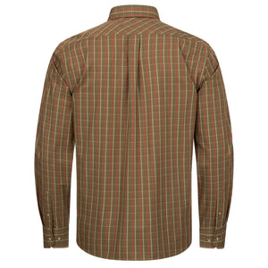 Tristan Shirt 22 - Dark Olive/Red Checked by Blaser Shirts Blaser   