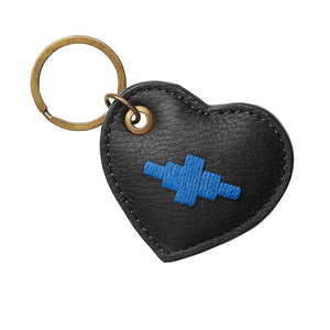 Vida Heart Keyring - Black/Blue by Pampeano Accessories Pampeano   