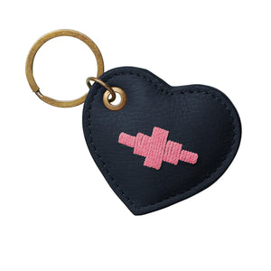 Vida Heart Keyring - Navy/Pink by Pampeano Accessories Pampeano   