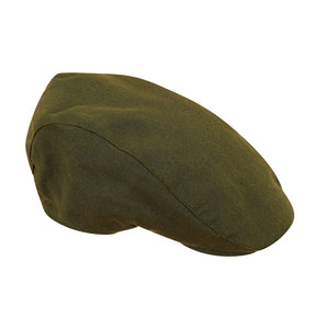Waterproof Cotton Canvas Cap - Olive by Hoggs of Fife Accessories Hoggs of Fife   