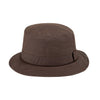 Waxed Bush Hat - Brown by Hoggs of Fife
