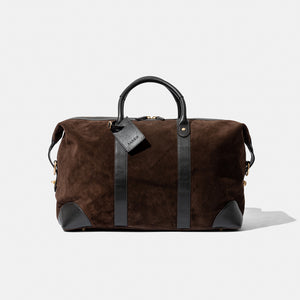 Weekend Bag Suede Brown by Baron Accessories Baron   