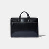 Zip Briefcase - Black Leather by Baron