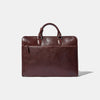 Zip Briefcase - Brown Leather by Baron